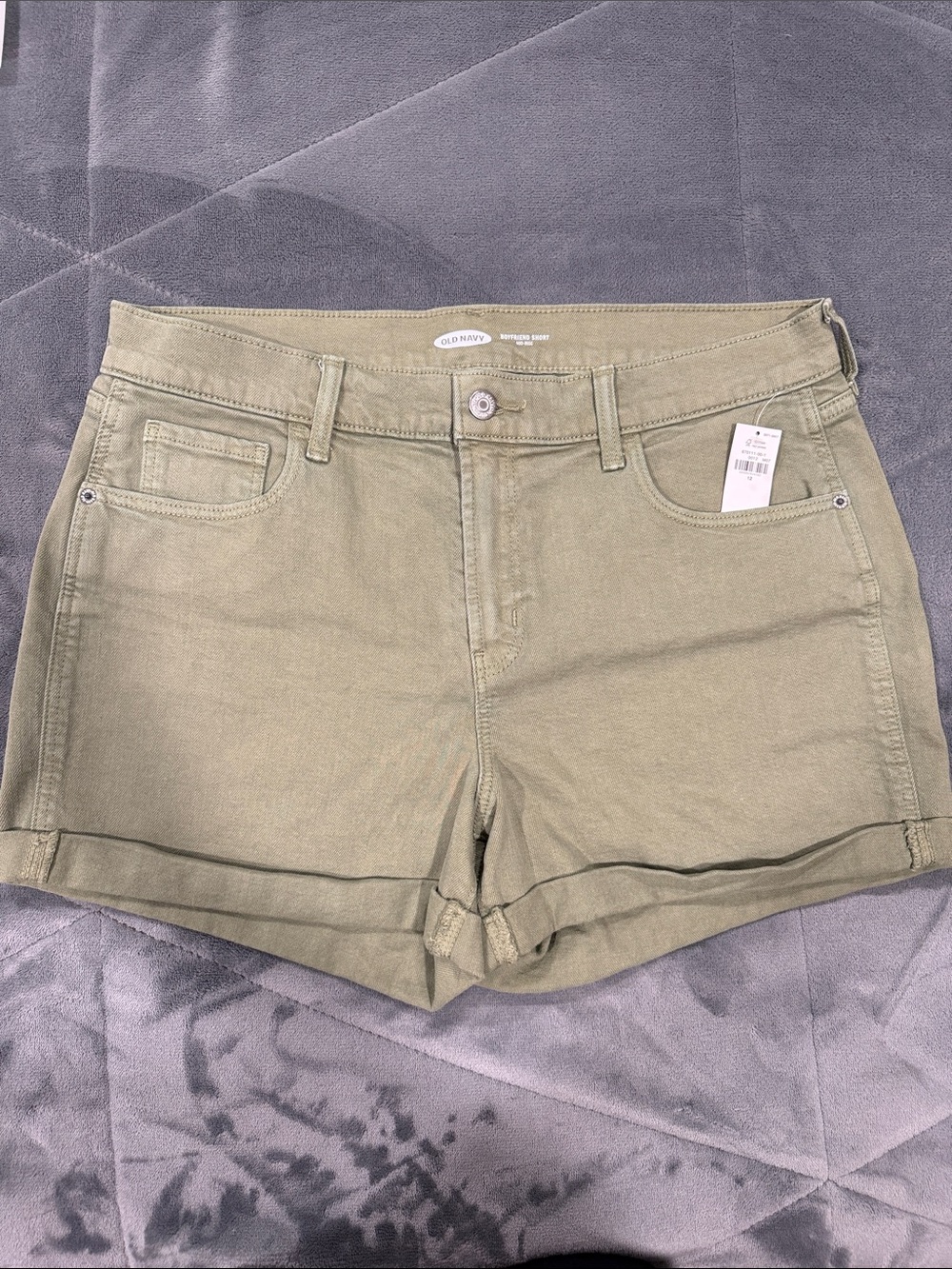 Old Navy Olive Women's Denim Short Shorts